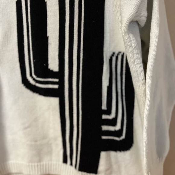 L’eau Vive 80s 90s Mod Cactus Sweater Medium - Picture 4 of 4